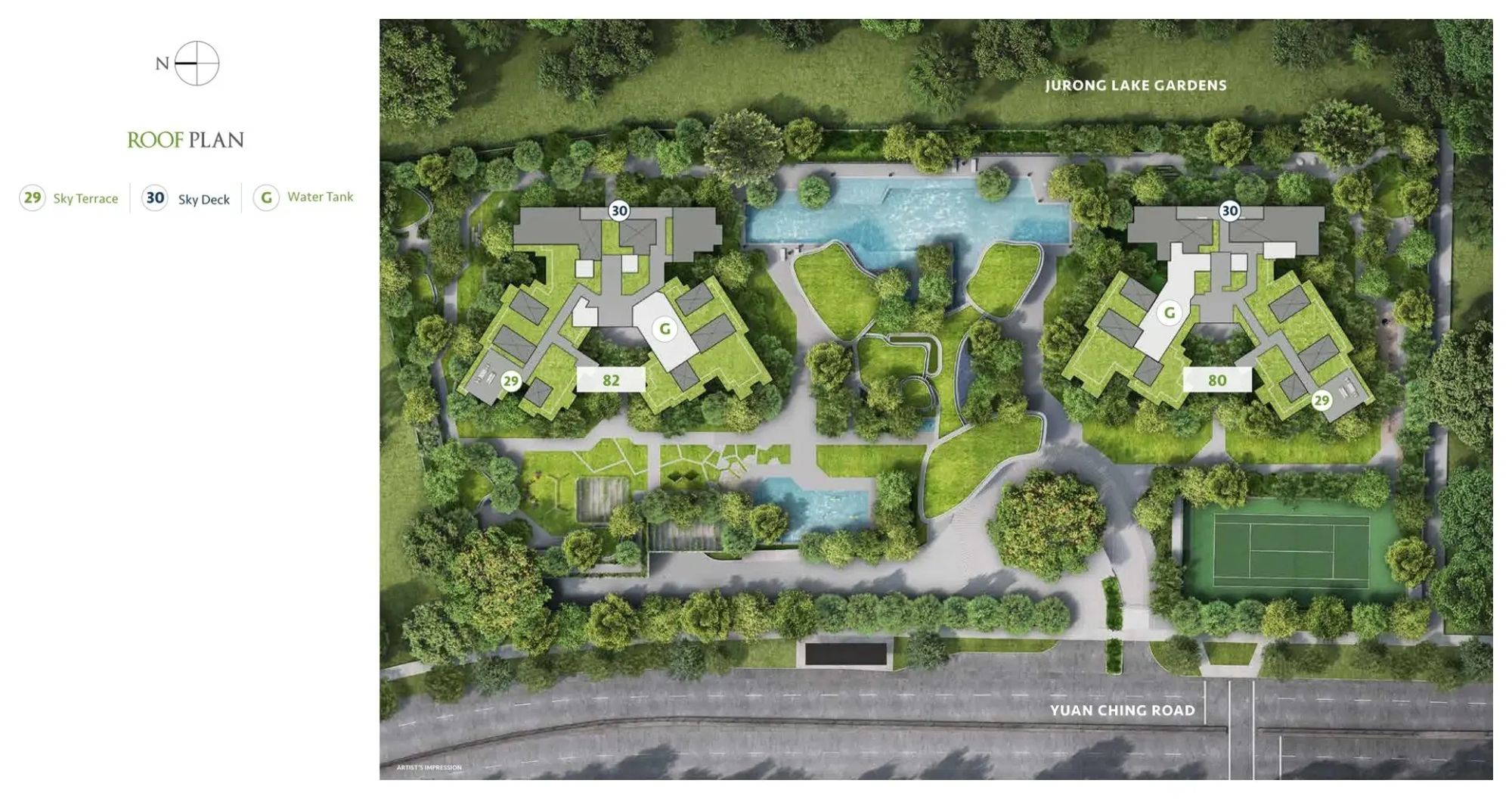 The Lakegarden Residences siteplan